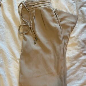 Zara Straight Leg Tan Trousers